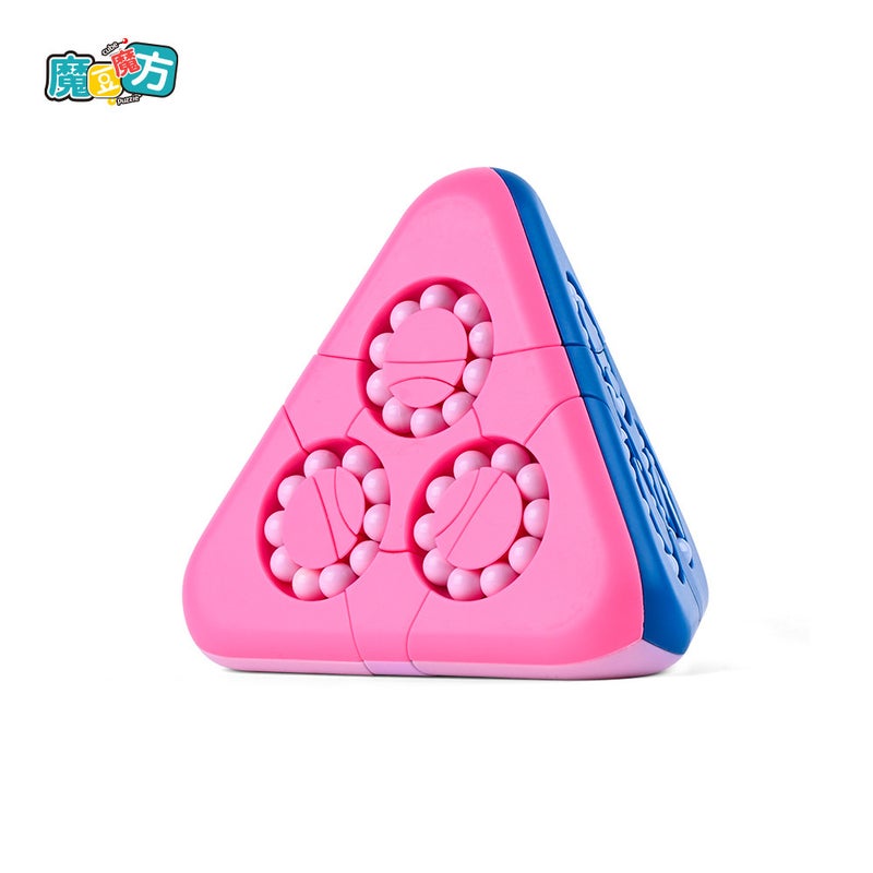 Pyramid Magic Bean Cube Four-Sided Rotating Ball Cube Interconnected Children'S Educational Stress Relief Toy - Image 1